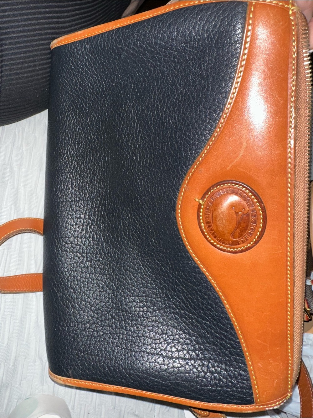 Blue  and Tan Leather DooneyBourke